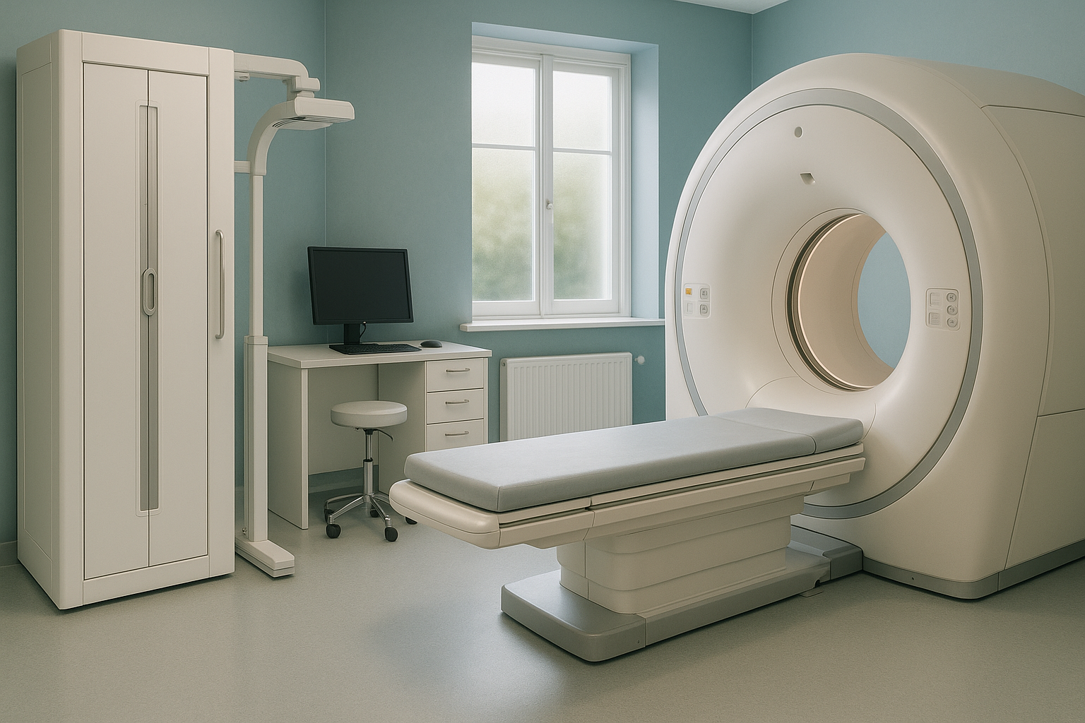 EOS Scan or MRI: Which One Do You Actually Need? — ScanAlign clinic illustration
