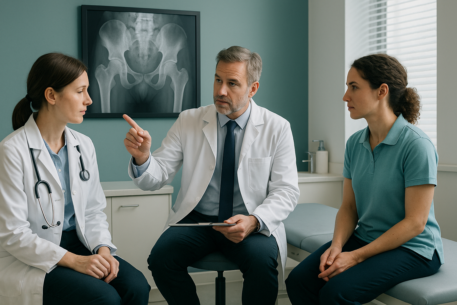How Is a Child's Hip Monitored in Cerebral Palsy? — ScanAlign clinic illustration