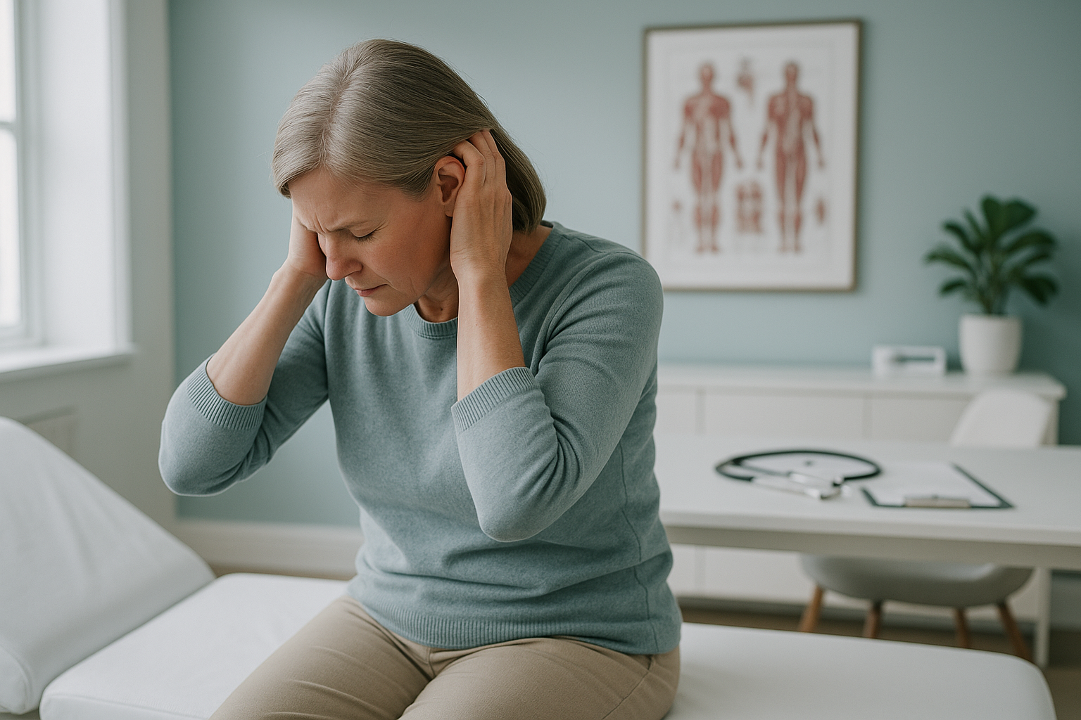 Why Do I Get Headaches at the Back of My Head? — ScanAlign clinic illustration