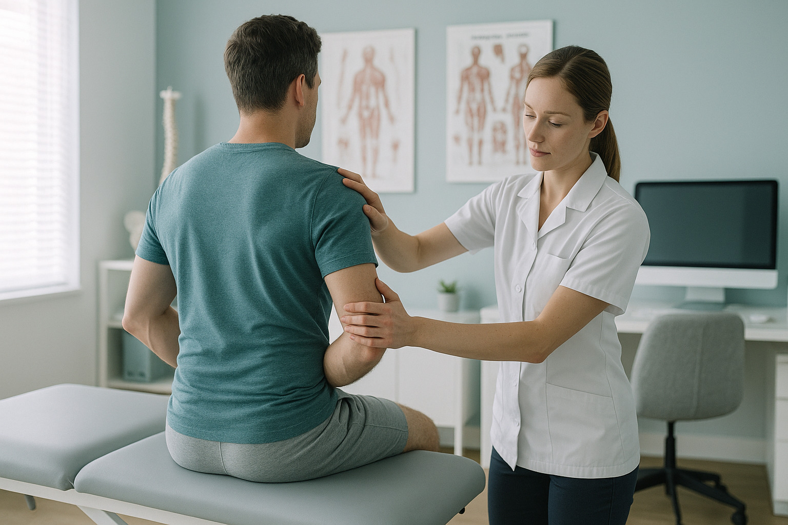 Should You See a Physiotherapist, Osteopath or Chiropractor? — ScanAlign clinic illustration
