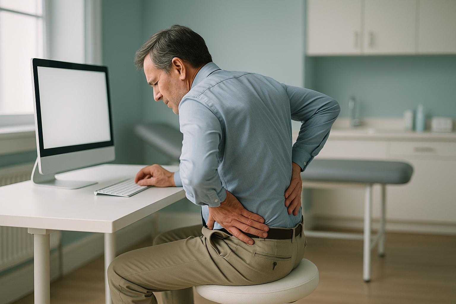 What Does Sitting for Eight Hours a Day Do to Your Body? — ScanAlign clinic illustration