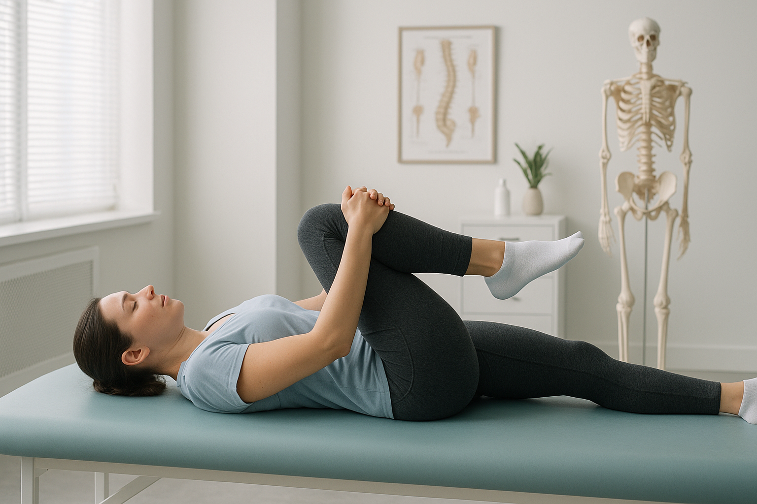 Stretches for Lower Back Pain (Full Routine) — ScanAlign clinic illustration