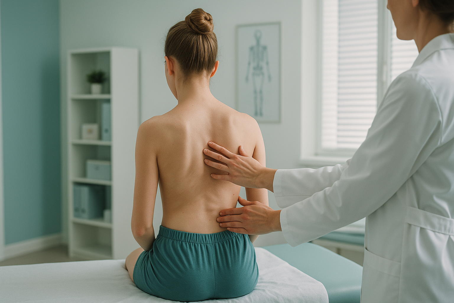 Rib Hump & Trunk Asymmetry: What It Signals — ScanAlign clinic illustration