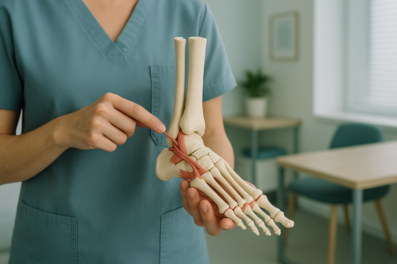Foot and Ankle Anatomy: What Every Bone and Ligament Actually Does — ScanAlign clinic illustration