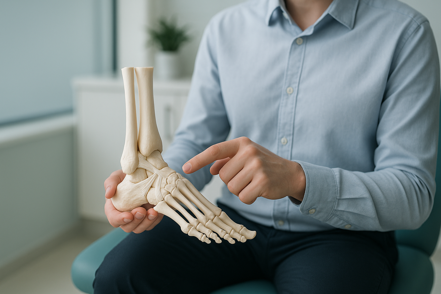 Foot and Ankle Anatomy: What Every Bone and Ligament Actually Does — ScanAlign clinic illustration