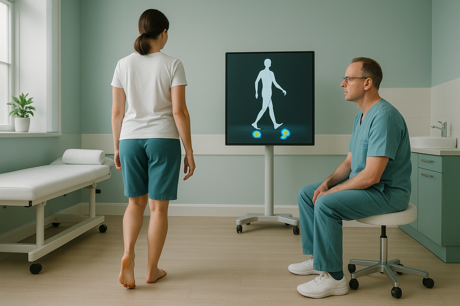 Gait Analysis: How the Way You Walk Affects Your Joints — ScanAlign clinic illustration