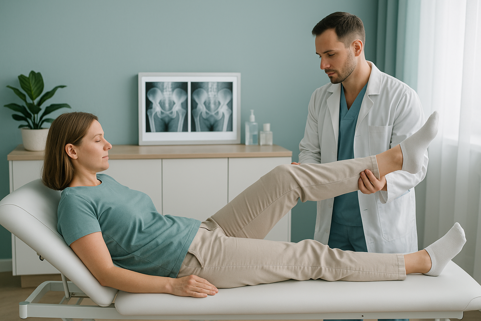 Why Does One Leg Feel Longer After a Hip Replacement? — ScanAlign clinic illustration