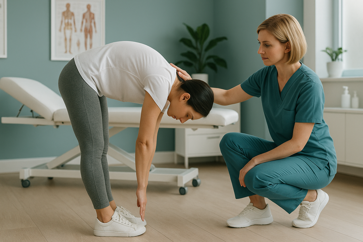What Are the Best Stretches for Tight Hamstrings? — ScanAlign clinic illustration