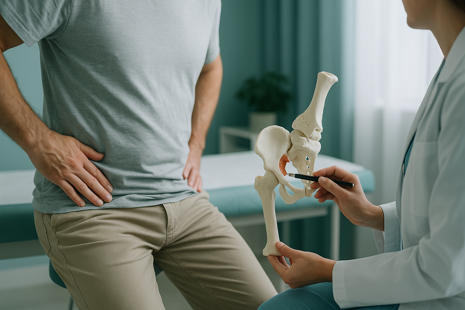 Hip Labral Tear: Symptoms & Treatment Options — ScanAlign clinic illustration