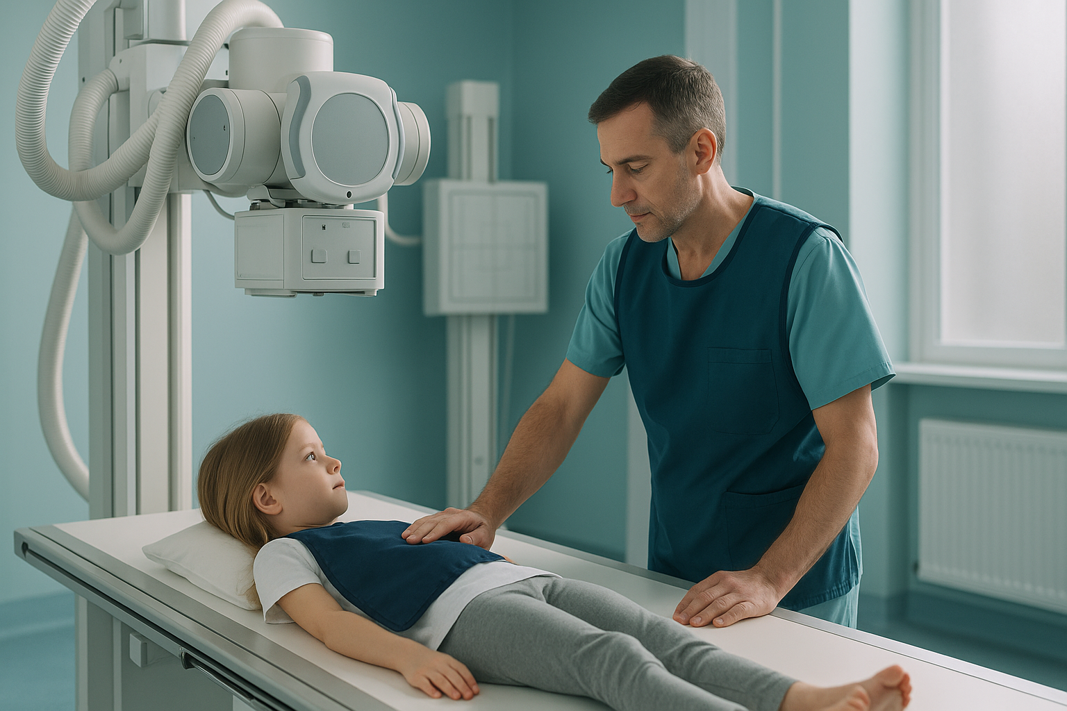 Is It Safe to Scan a Child, and How Much Radiation Do They Get? — ScanAlign clinic illustration