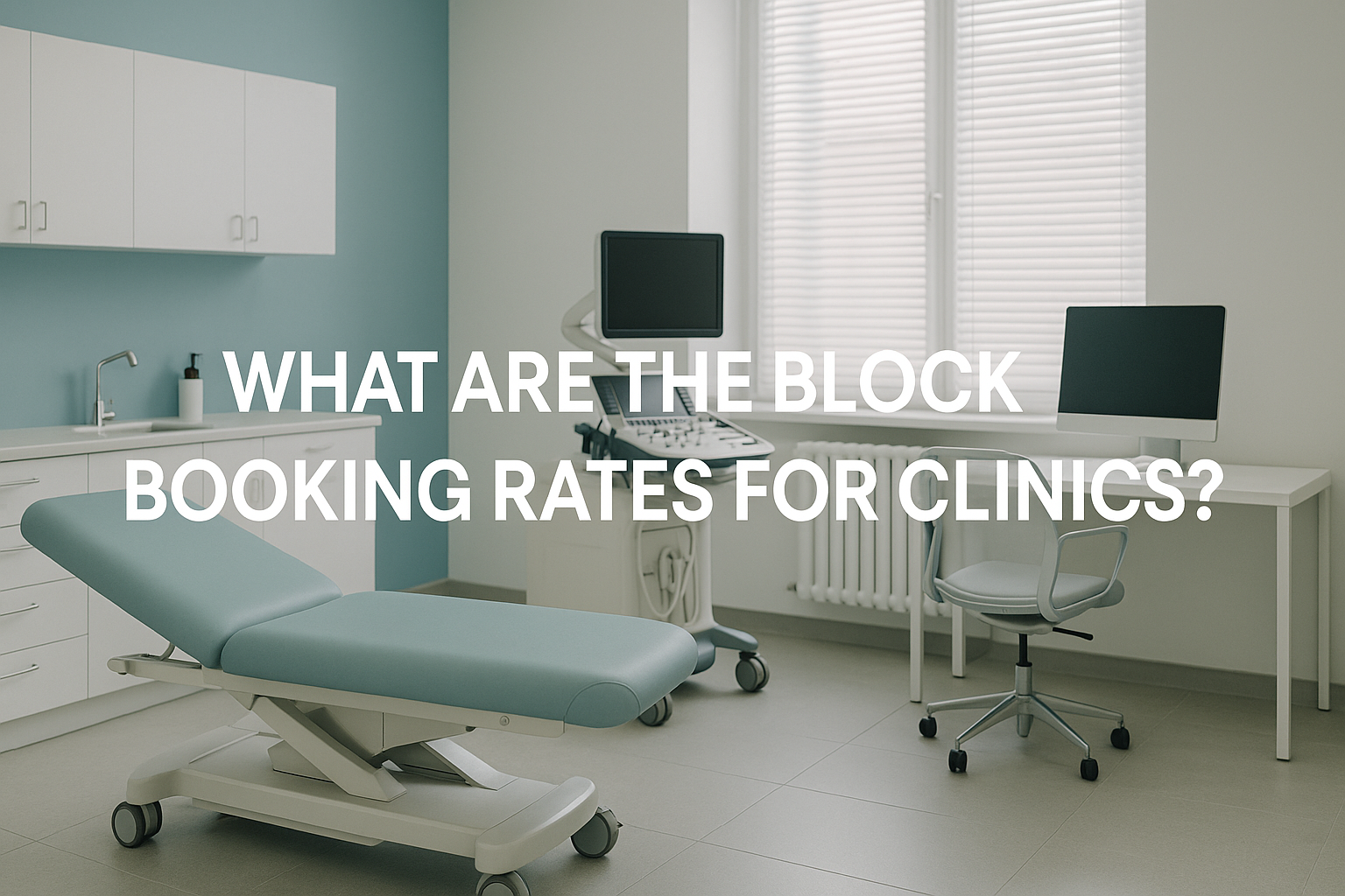 What Are the Block Booking Rates for Clinics? — ScanAlign private EOS imaging clinic, Harley Street