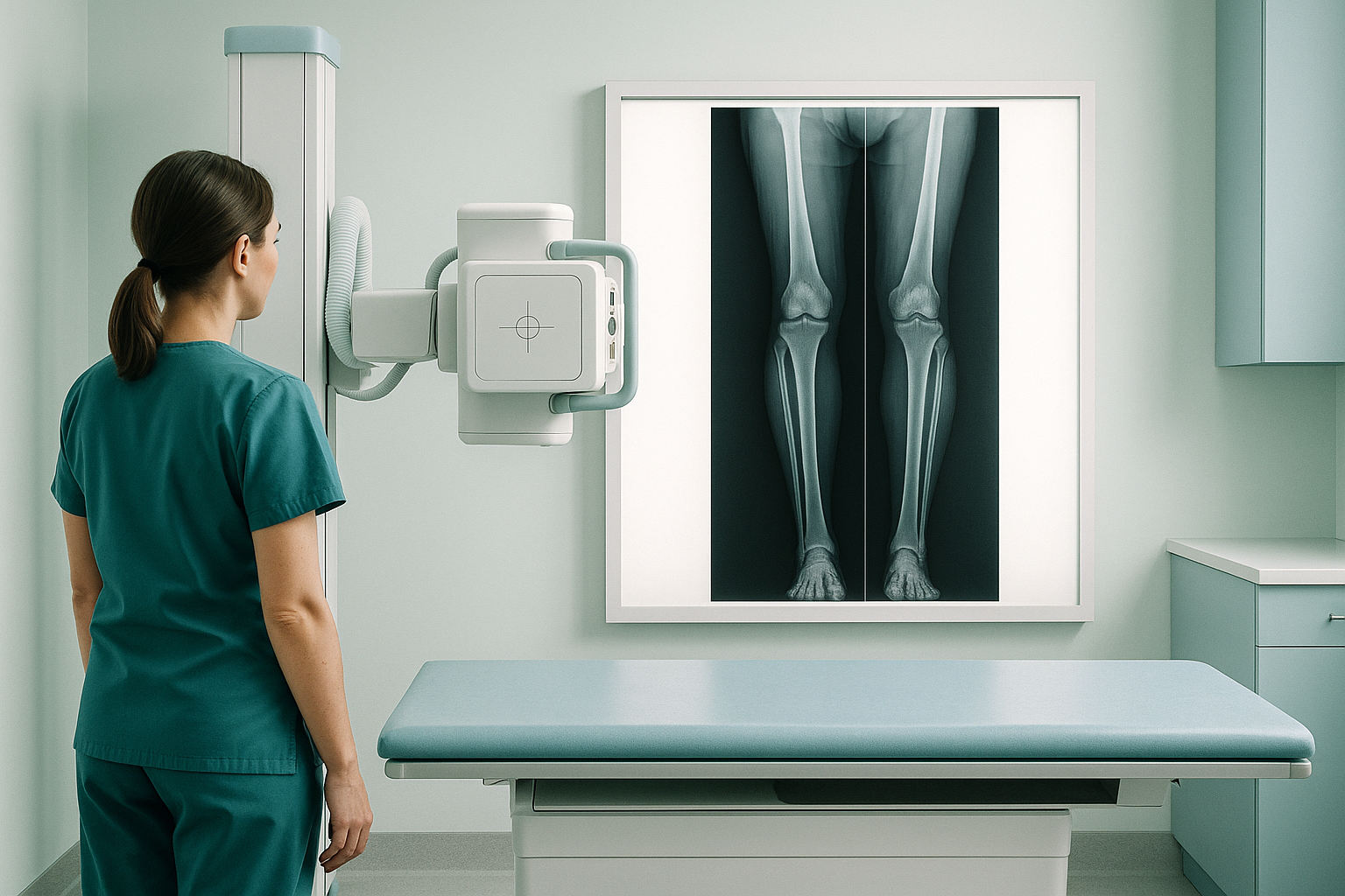 Scanogram or EOS: Which Full-Leg Measurement Is More Accurate? — ScanAlign clinic illustration