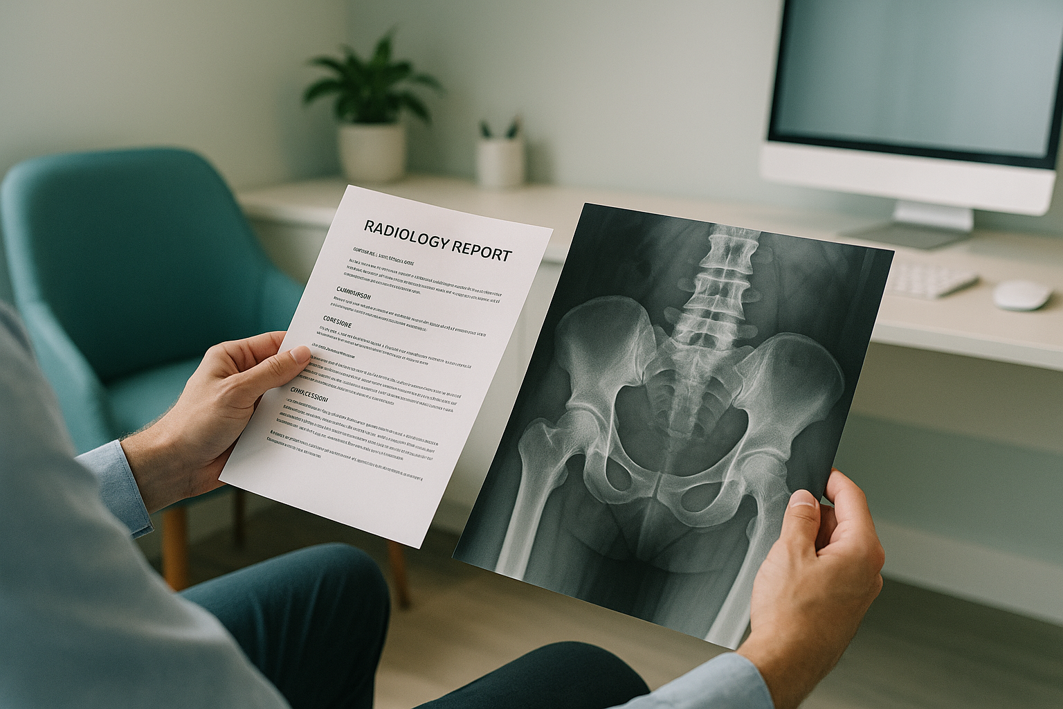 How Do You Read and Understand Your Radiology Report? — ScanAlign clinic illustration