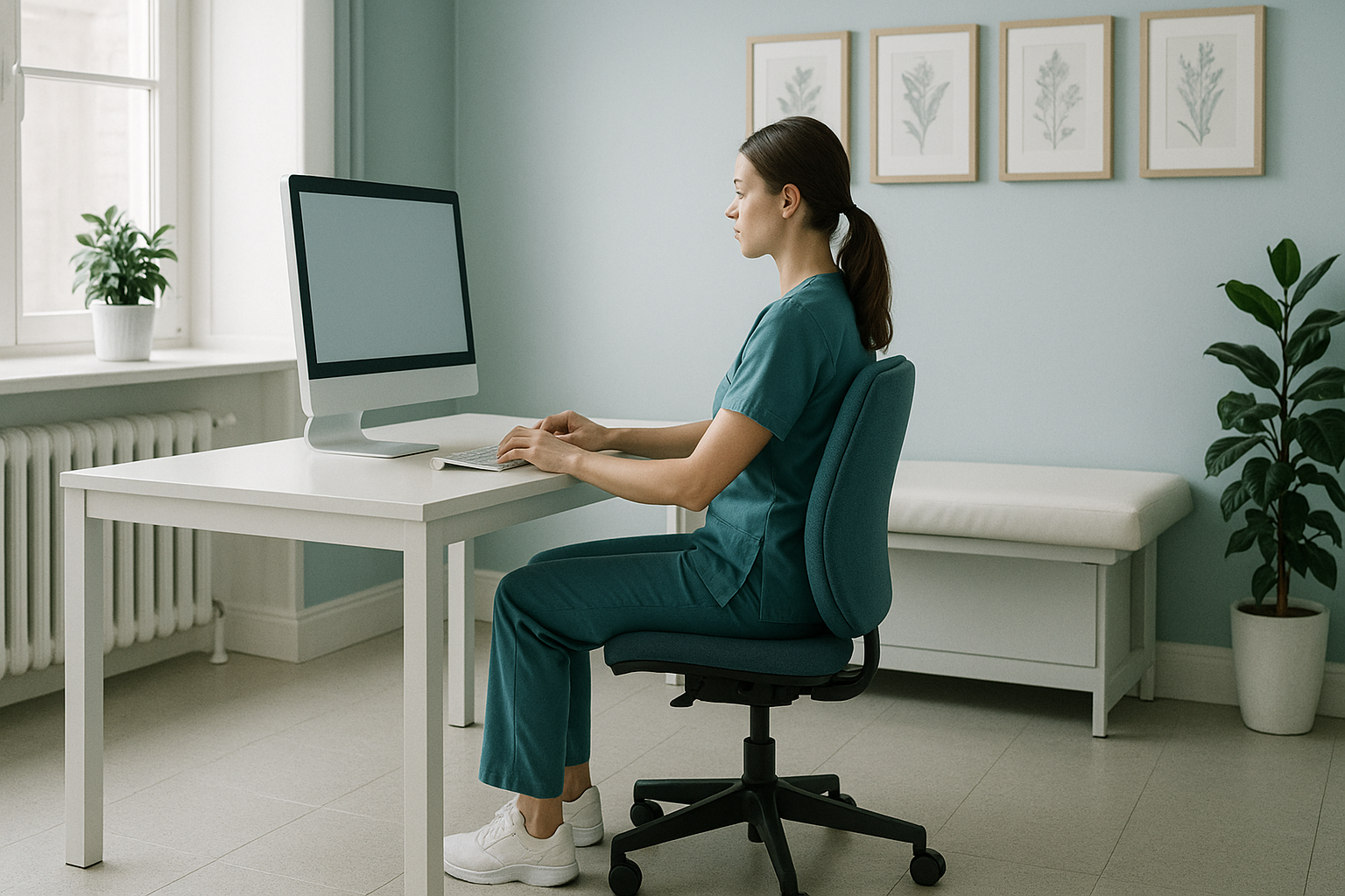 How Should You Actually Sit at a Desk? — ScanAlign private EOS imaging clinic, Harley Street