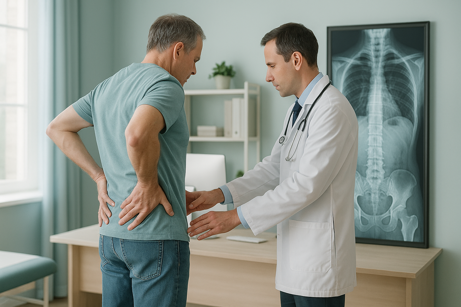 How Are Hip Pain and Lower Back Pain Connected? — ScanAlign clinic illustration