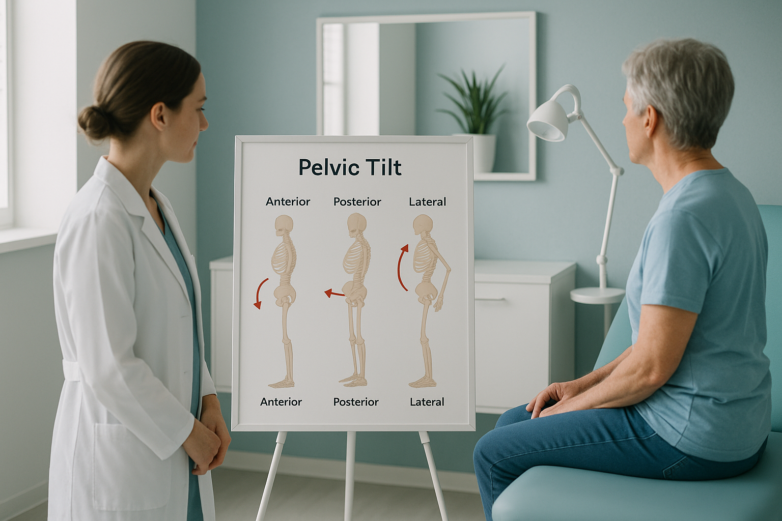 Pelvic Tilt Explained: Anterior, Posterior & Lateral Types — ScanAlign clinic illustration