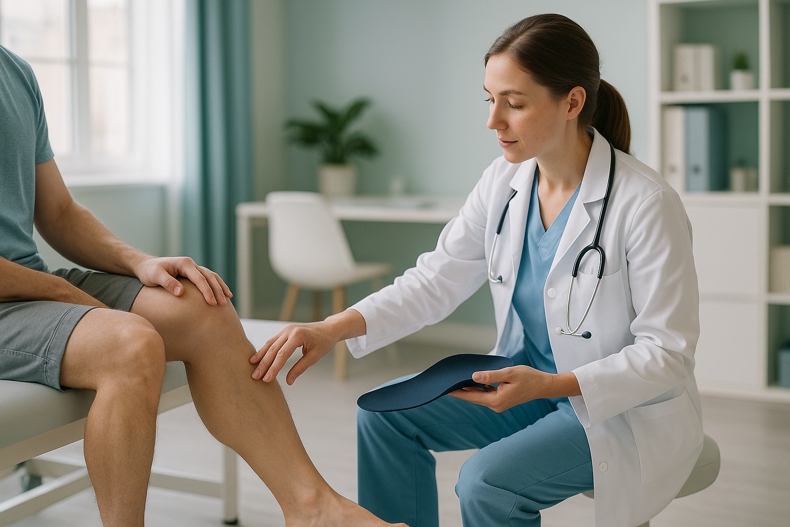 Can Orthotics Actually Fix Knee Pain? — ScanAlign clinic illustration