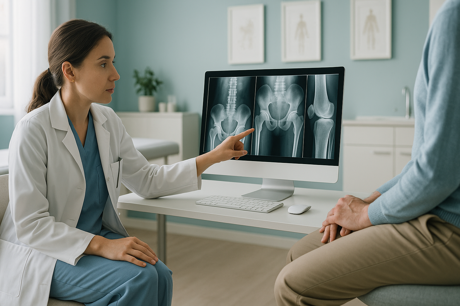 Which Scan Do You Need for Back, Hip or Knee Pain? — ScanAlign clinic illustration