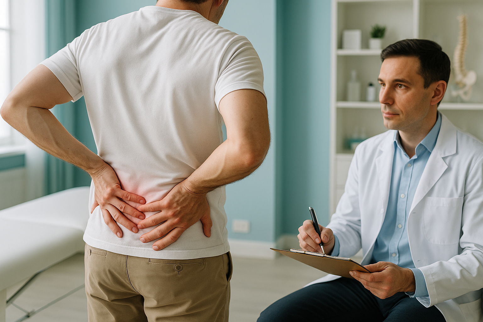 What Causes Back Spasms, and How Do You Stop Them? — ScanAlign clinic illustration