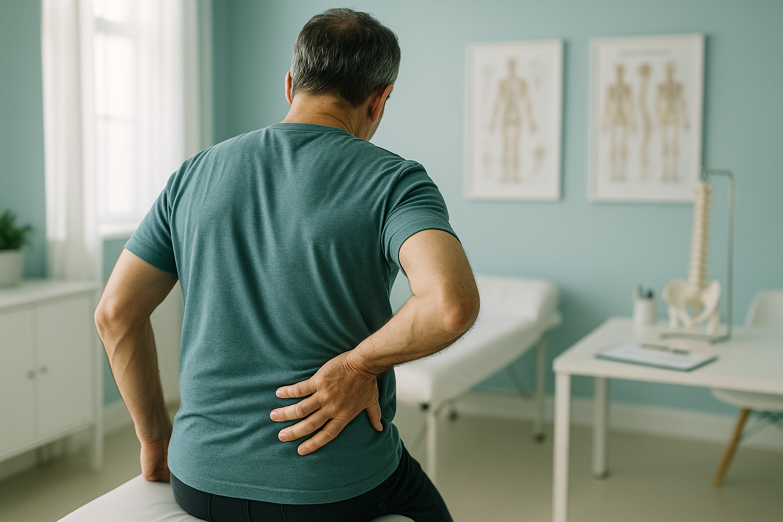 When Is Back Pain Serious Enough to See Someone? — ScanAlign clinic illustration