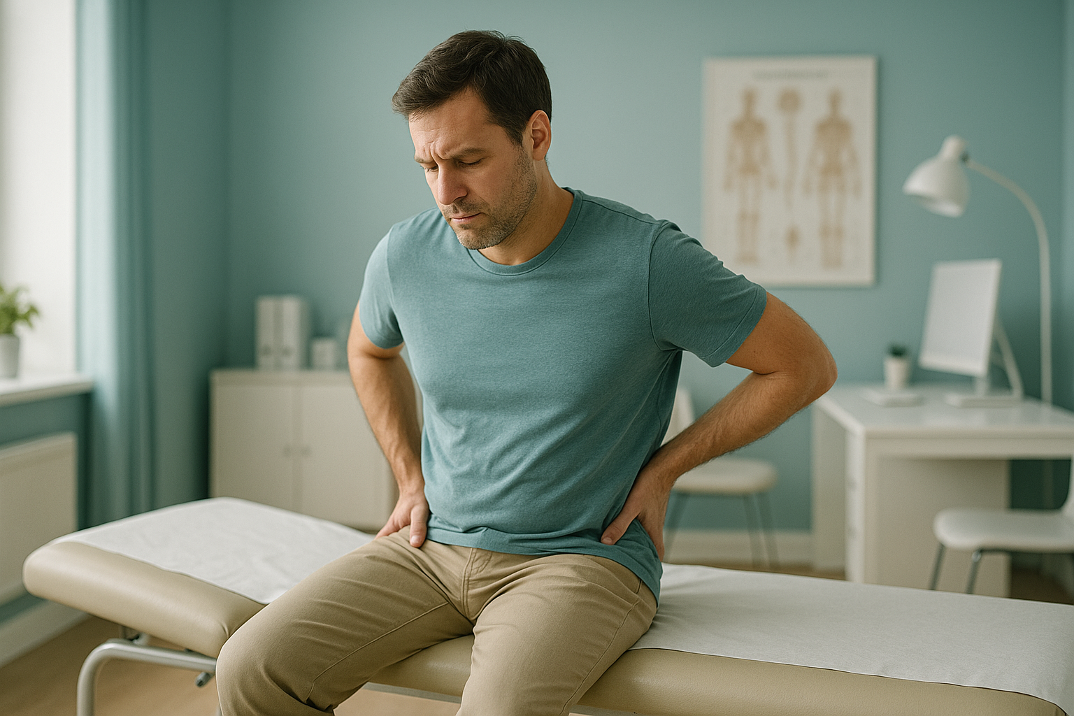 Why Does My Pain Get Worse Through the Day? — ScanAlign clinic illustration