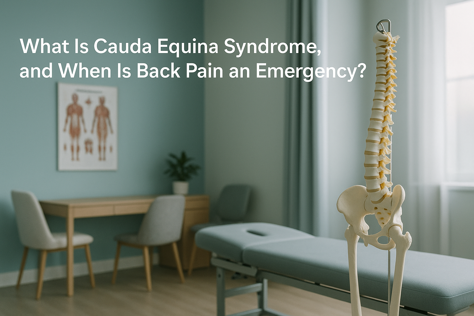 What Is Cauda Equina Syndrome, and When Is Back Pain an Emergency? — ScanAlign private EOS imaging clinic, Harley Street