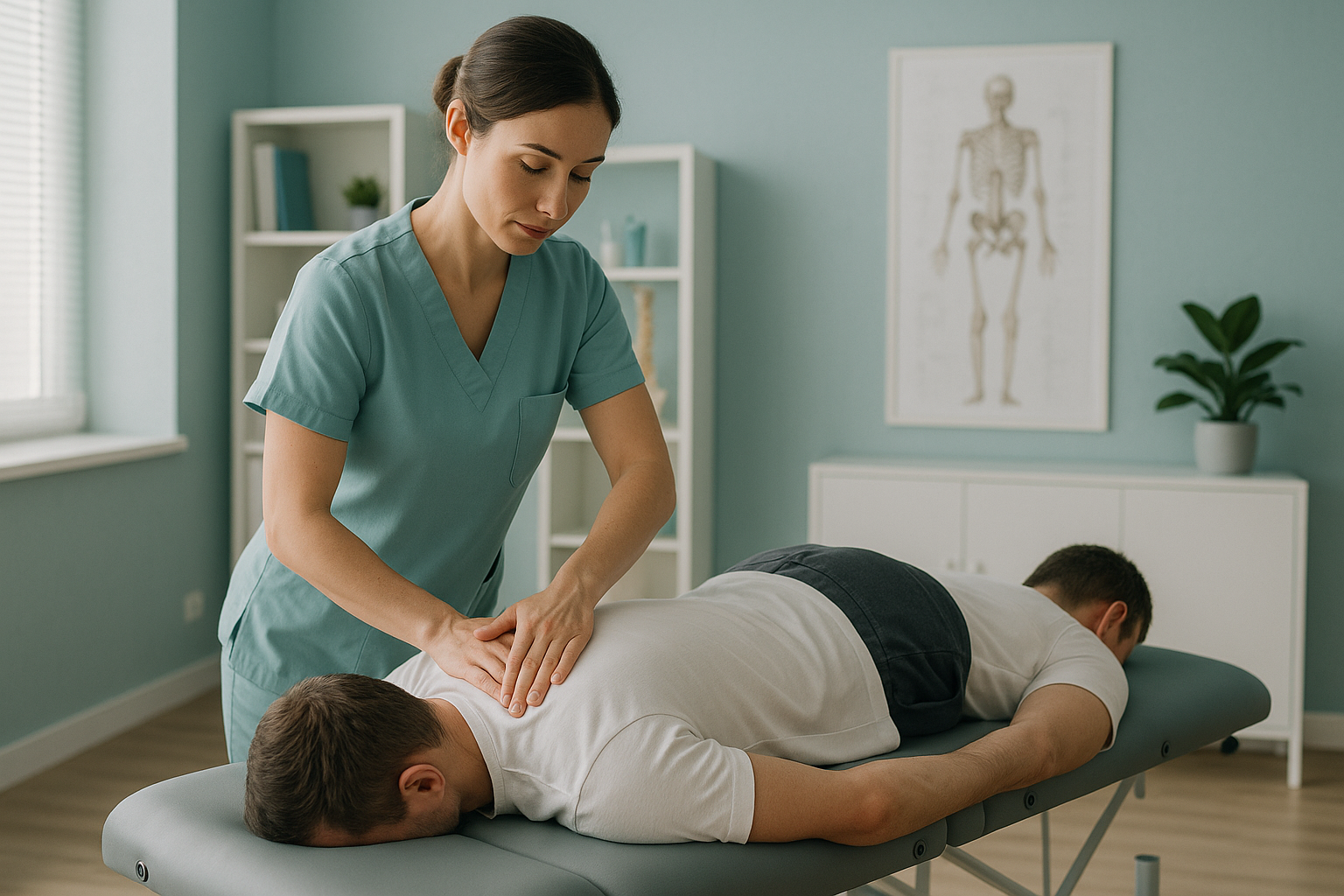 What Does an Osteopath Do, and What Is the Evidence? — ScanAlign clinic illustration