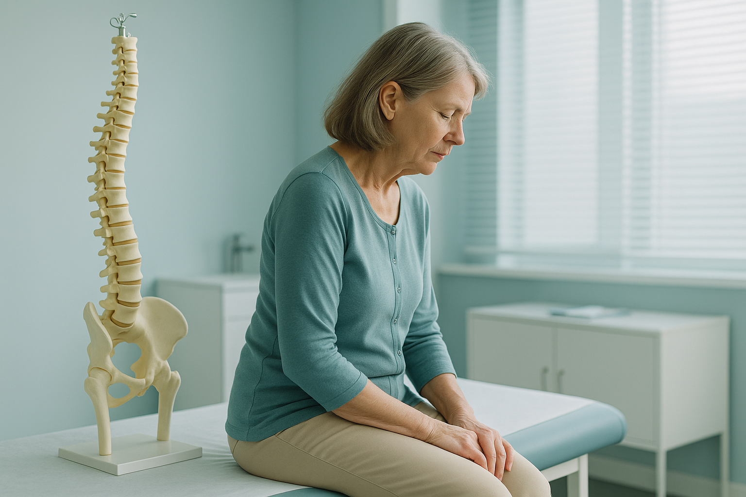 How Does Menopause Affect Bone Health and Posture? — ScanAlign clinic illustration