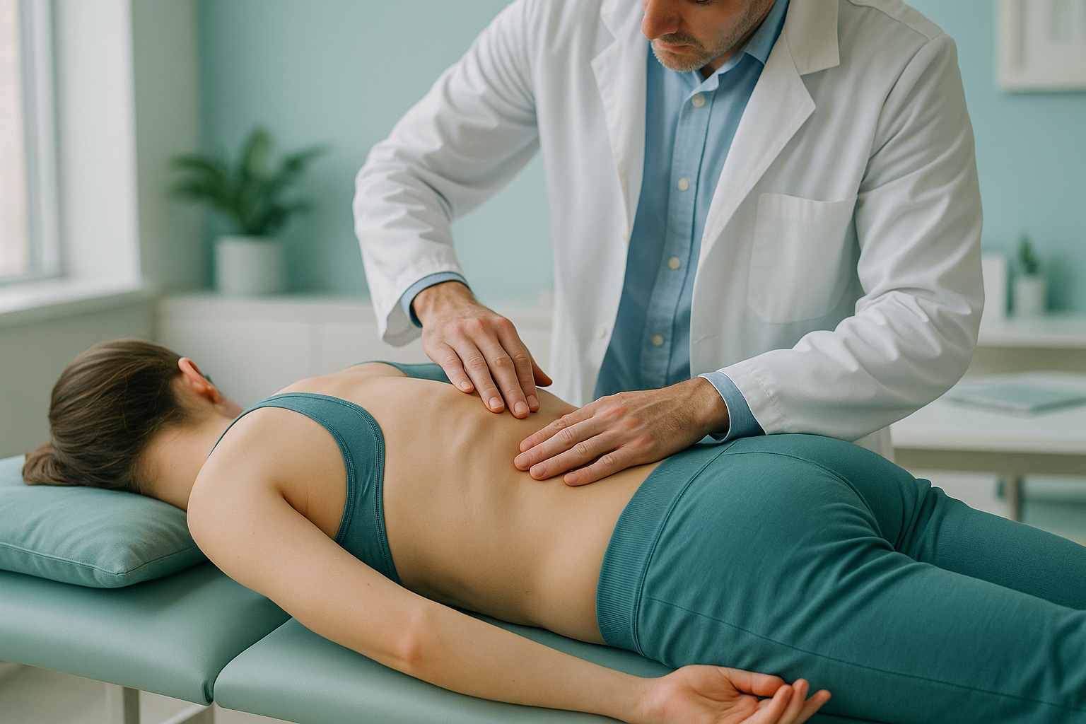 Rib Hump & Trunk Asymmetry: What It Signals — ScanAlign clinic illustration