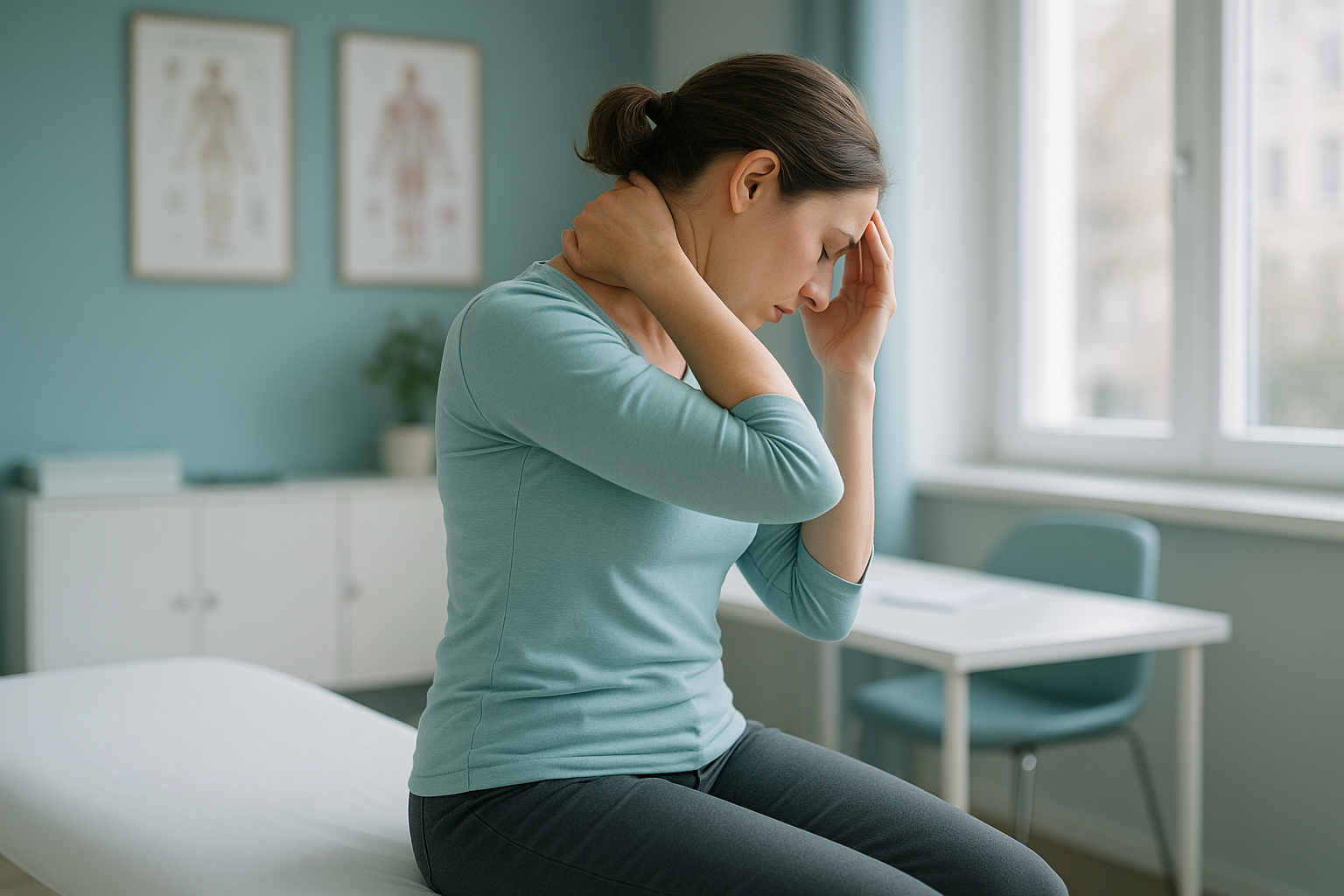Posture Headaches: How Poor Posture Triggers Head Pain — ScanAlign clinic illustration