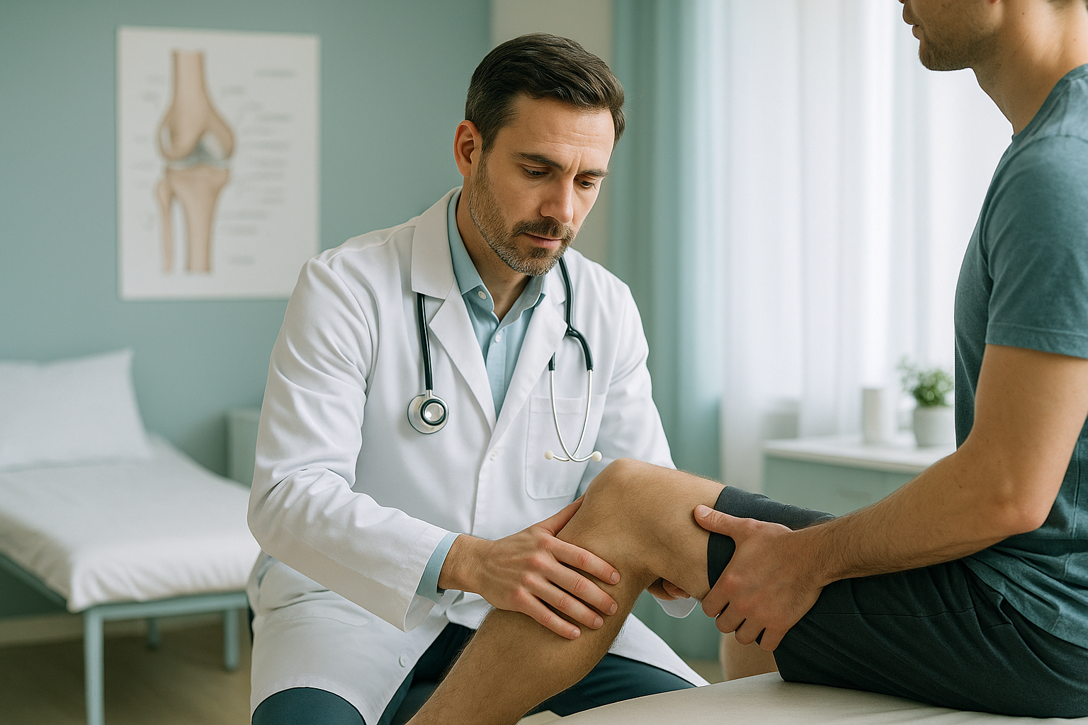 PCL Strain: Posterior Cruciate Ligament Injury — ScanAlign clinic illustration