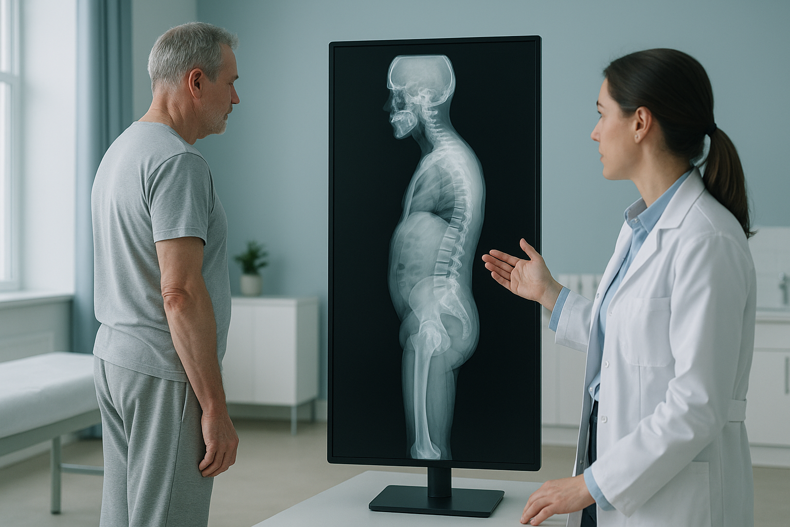 How Does Sagittal Balance Imaging Support Spinal Surgery Planning? — ScanAlign clinic illustration