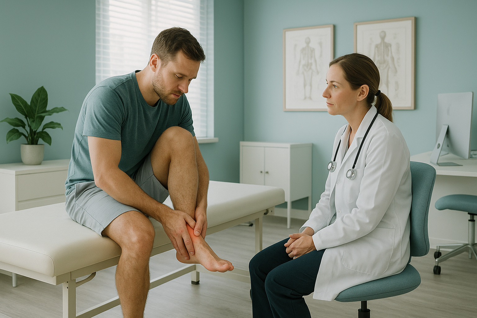 Why Do My Ankles Hurt When Nothing Is Injured? — ScanAlign clinic illustration