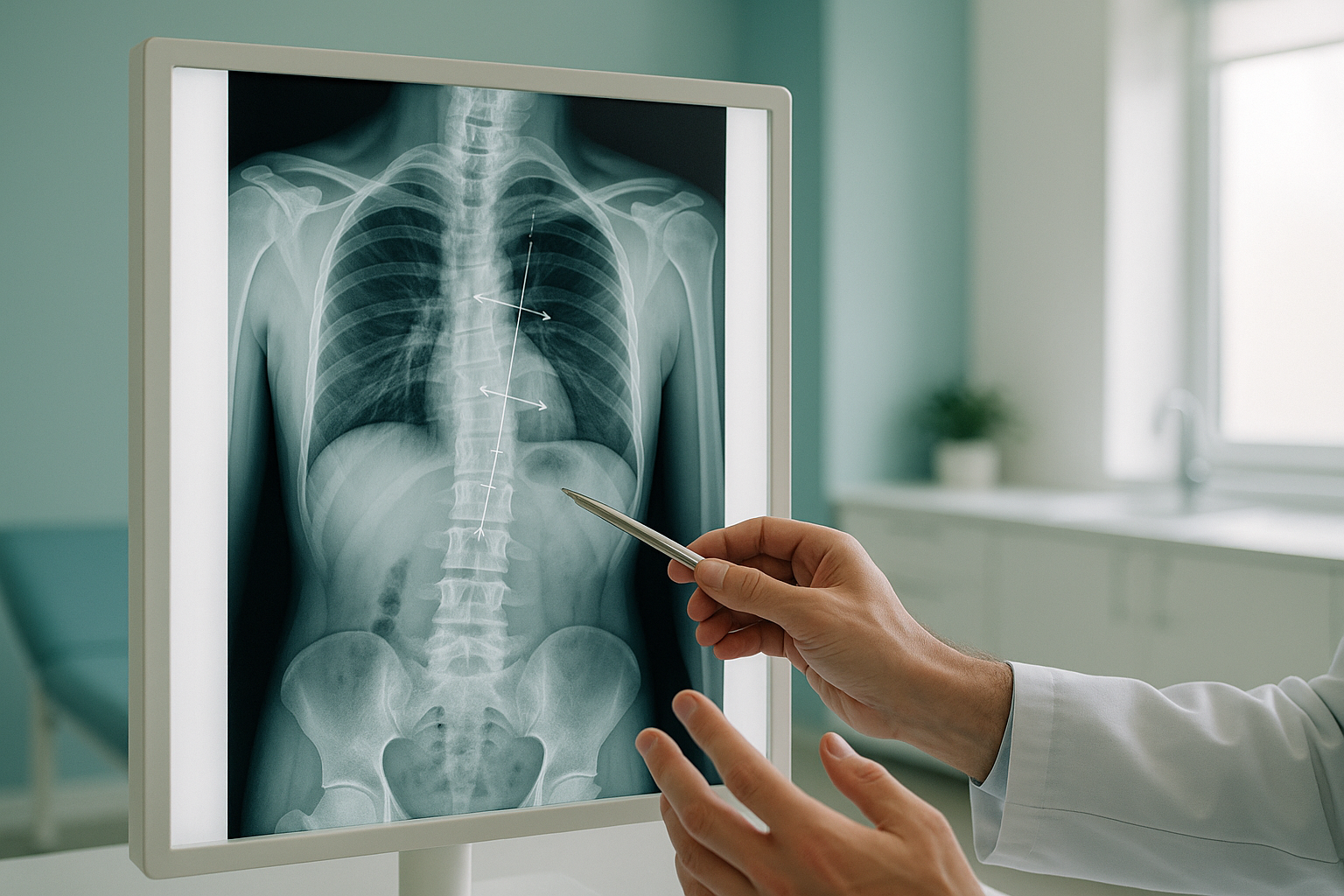 How Fast Does a Scoliosis Curve Progress? — ScanAlign clinic illustration