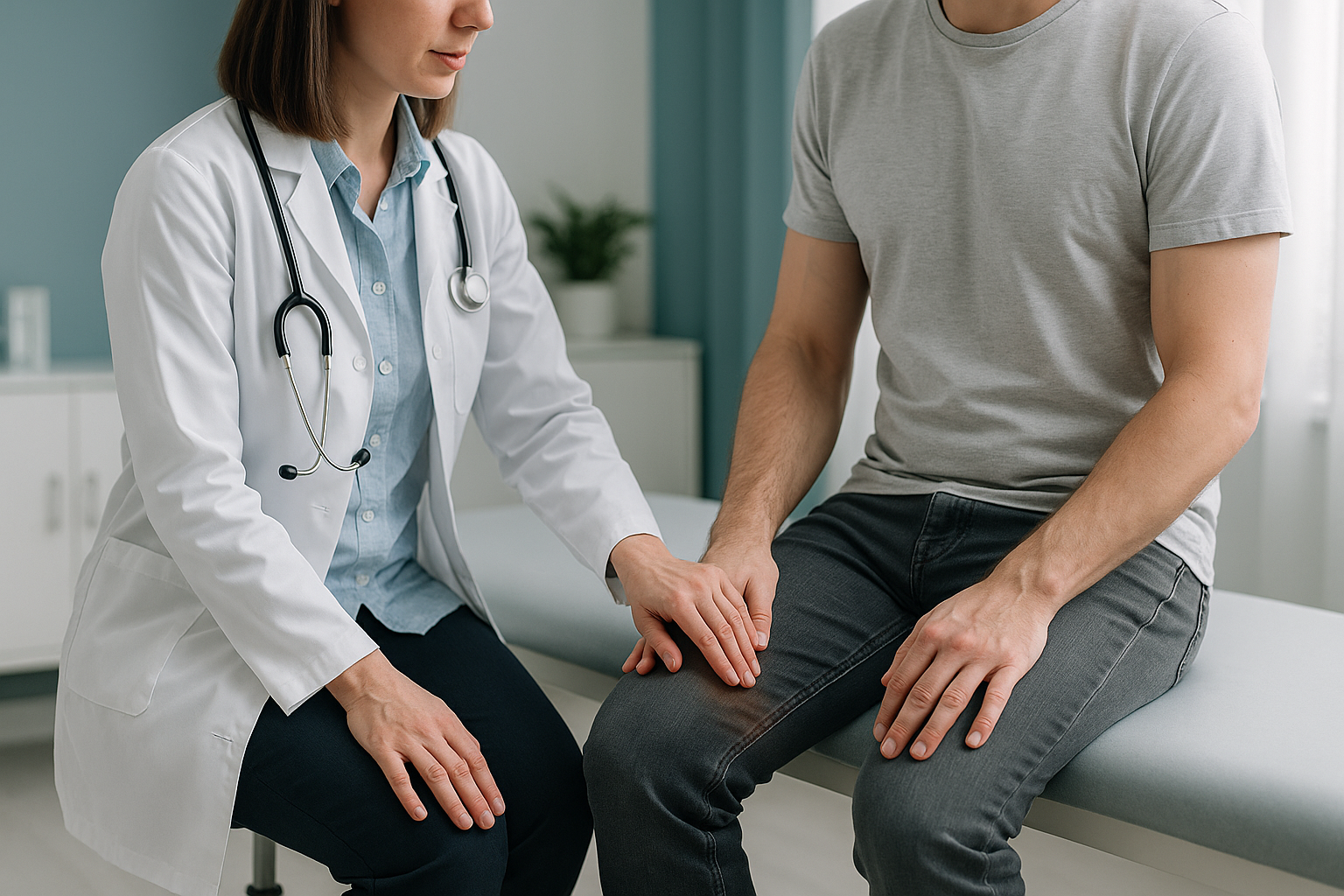 What Does Numbness or Tingling Down the Leg Mean? — ScanAlign clinic illustration
