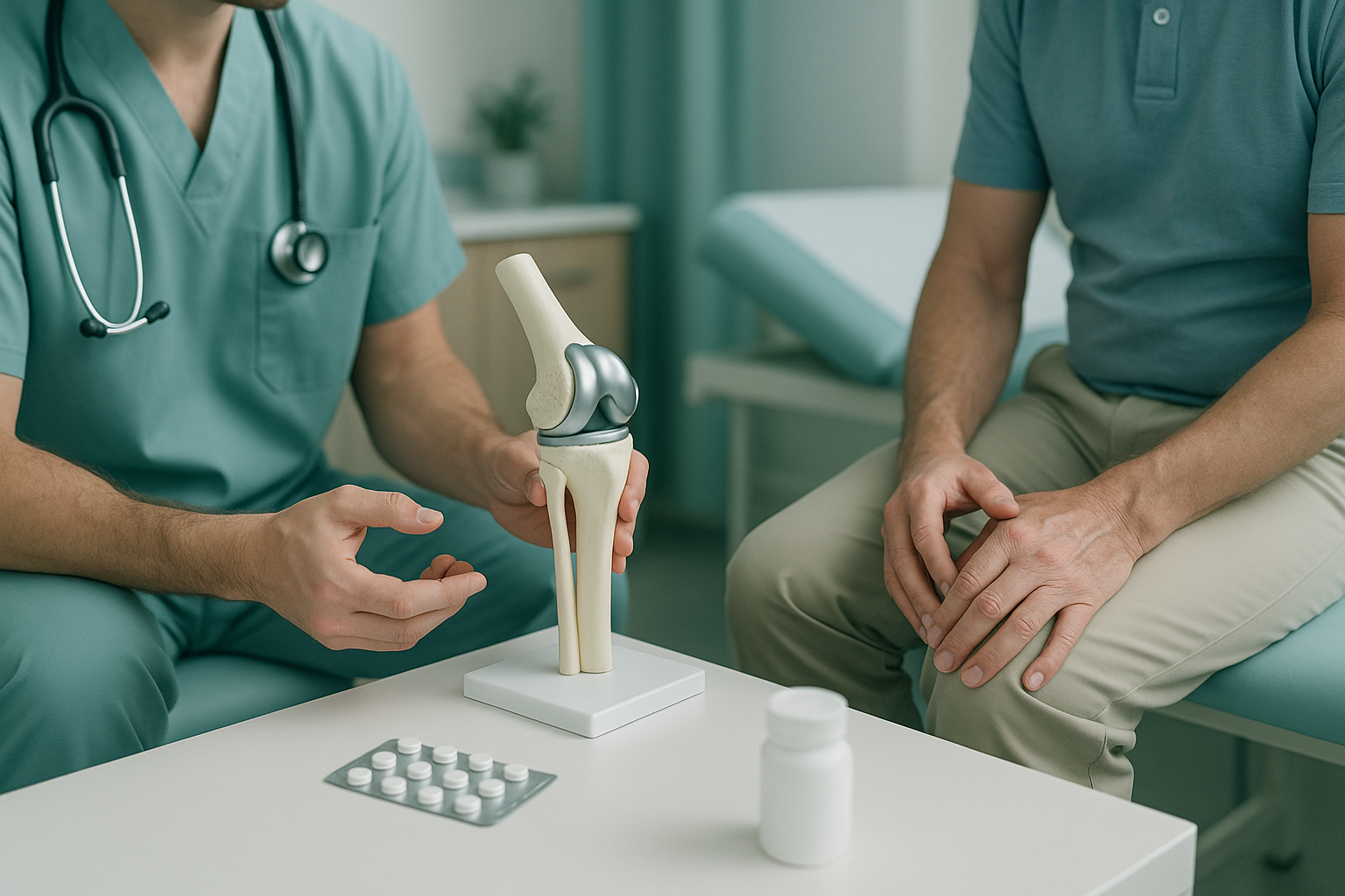Knee Replacement Surgery: Types, Recovery & Alignment — ScanAlign clinic illustration
