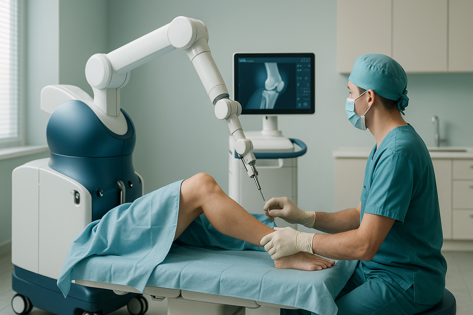 Robotic Knee Replacement: How It Works & Benefits — ScanAlign private EOS imaging clinic, Harley Street