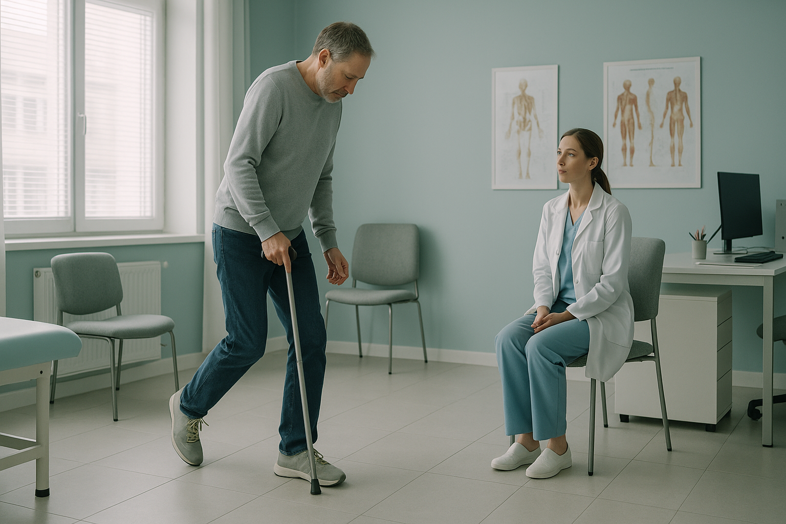 What Is an Antalgic Gait, and Why Am I Limping? — ScanAlign private EOS imaging clinic, Harley Street
