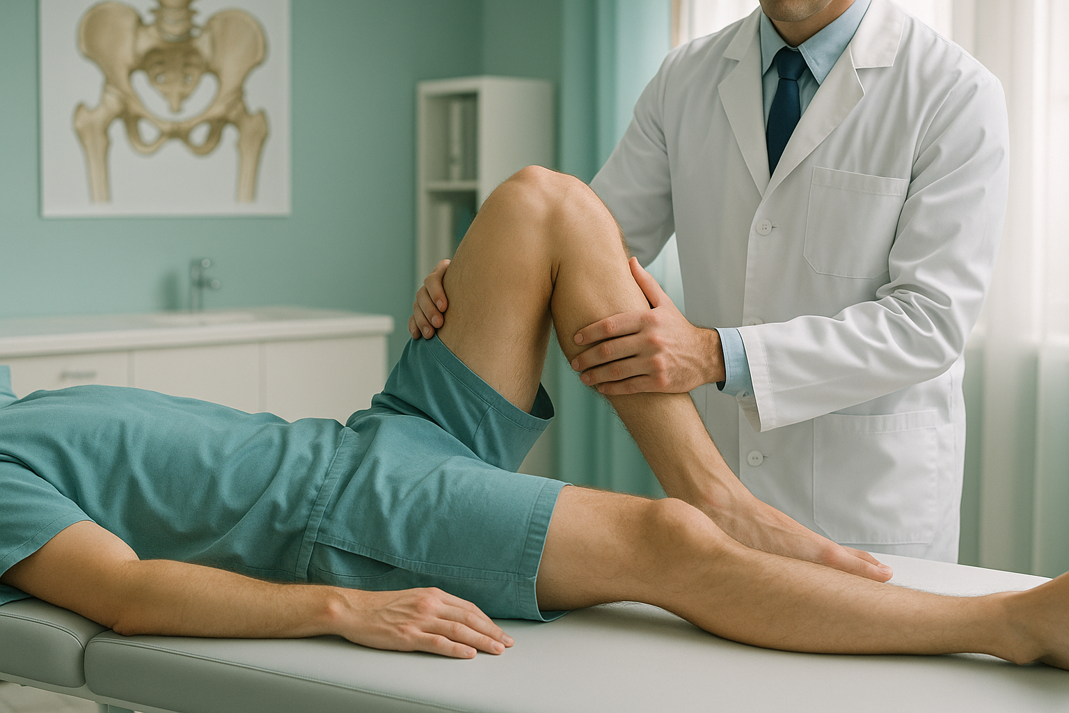 Hip Anteversion & Retroversion Explained — ScanAlign clinic illustration