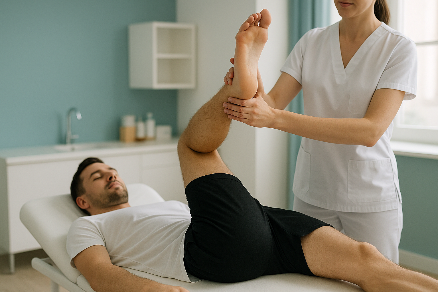 What Are the Best Stretches for Tight Hamstrings? — ScanAlign clinic illustration