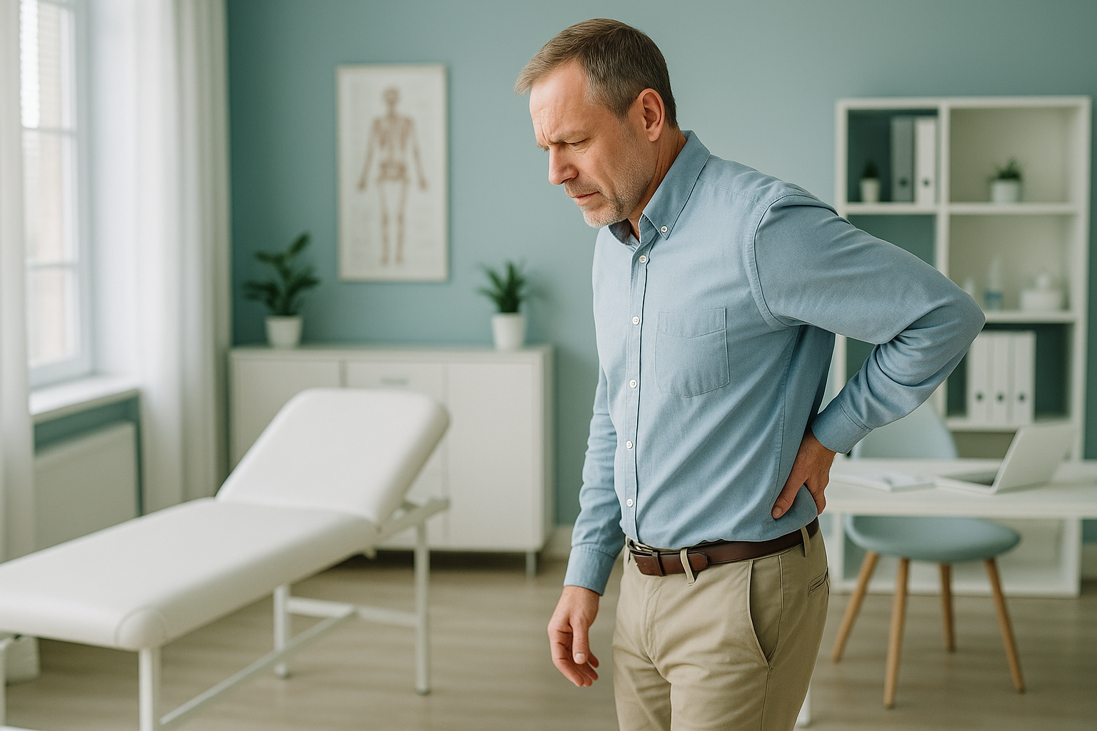 Why Does My Back Hurt When I Walk? — ScanAlign clinic illustration