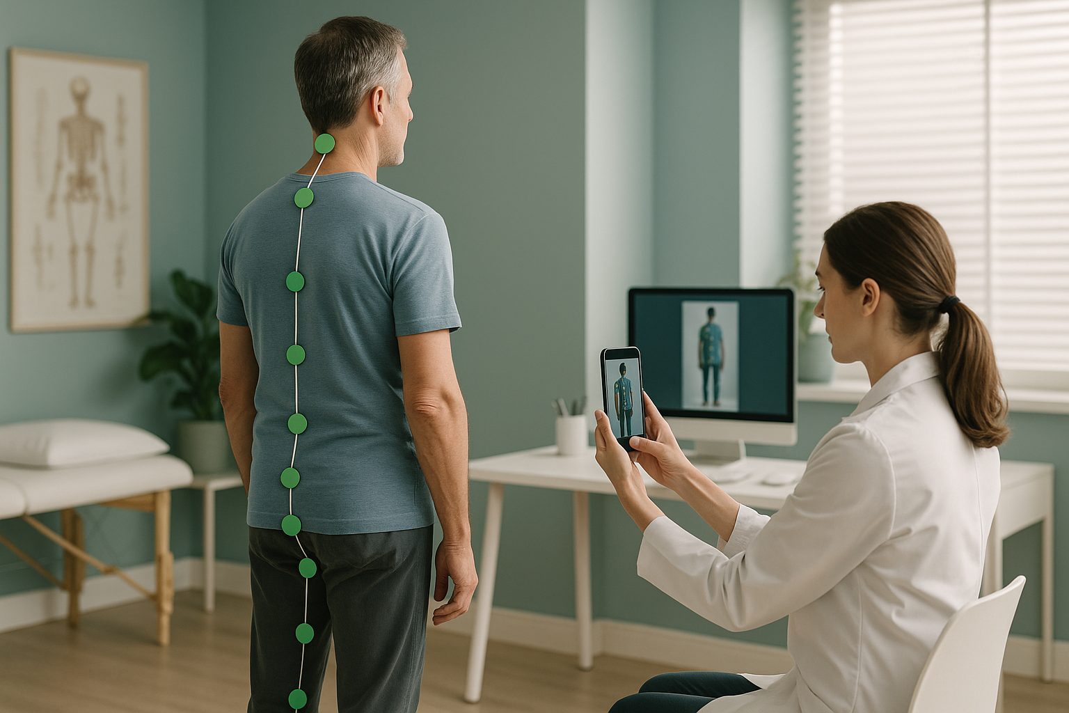 Can a Posture App or Photo Really Assess Your Alignment? — ScanAlign clinic illustration