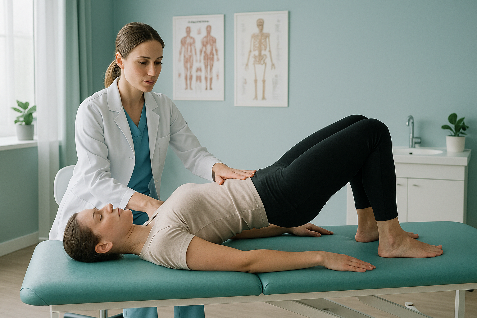 What Exercises Actually Correct a Tilted Pelvis? — ScanAlign clinic illustration