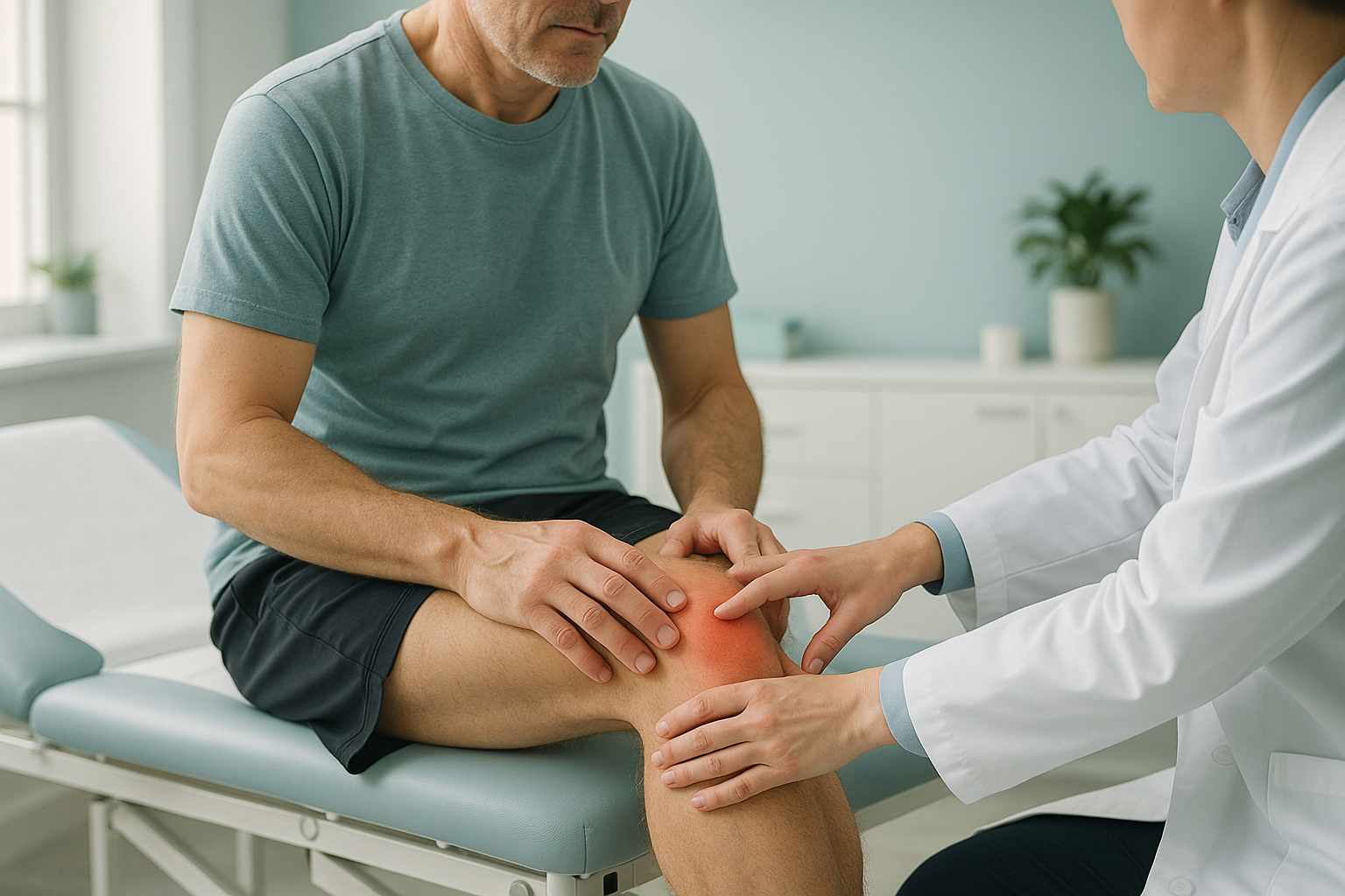 Patellar Tendonitis (Jumper's Knee): Causes & Recovery — ScanAlign clinic illustration