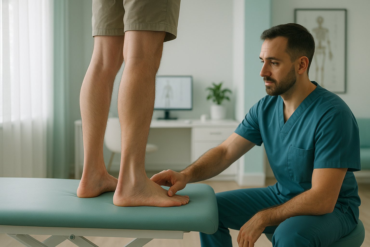 What Causes Flat Feet in Adults, and Can They Be Corrected? — ScanAlign clinic illustration