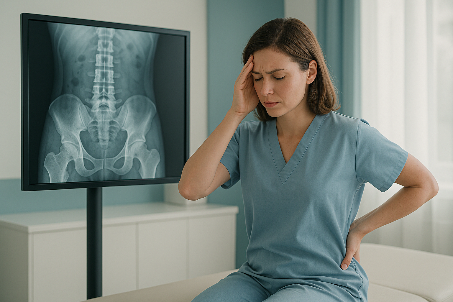 Headache & Lower Back Pain: Is There a Link? — ScanAlign clinic illustration