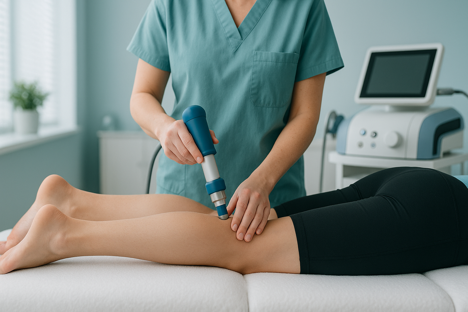 Does Shockwave Therapy Work for Tendon Pain? — ScanAlign clinic illustration