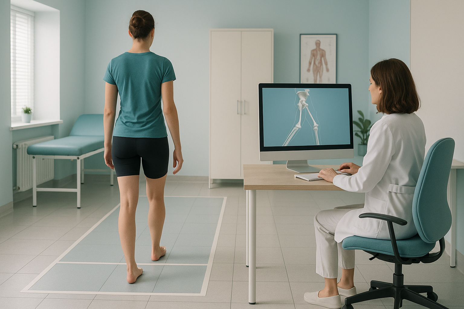 Video Gait Analysis or 3D Skeletal Imaging: What Is the Difference? — ScanAlign clinic illustration