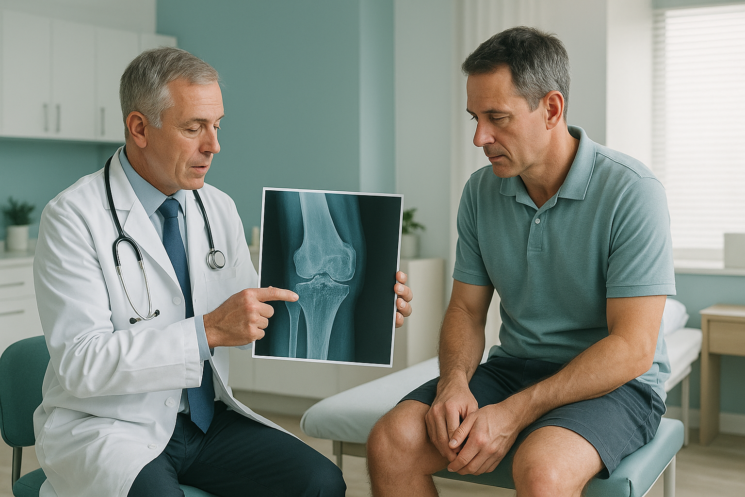 What Is Knee Cartilage Damage, and Can It Repair Itself? — ScanAlign clinic illustration