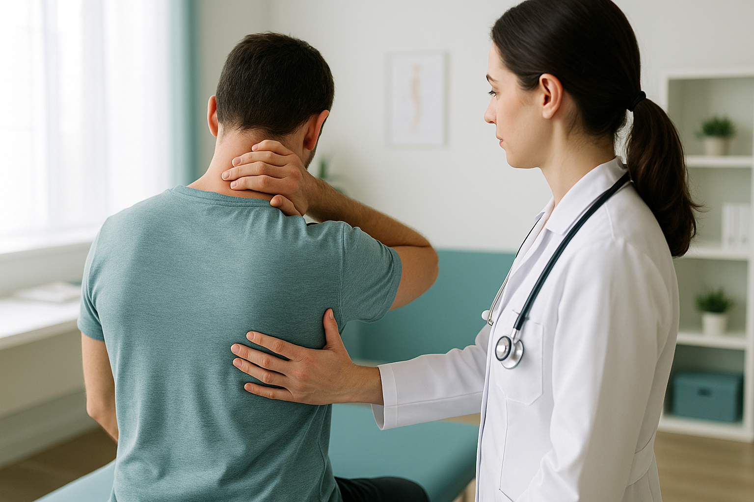 Pinched Nerve: Causes, Symptoms & Relief — ScanAlign clinic illustration